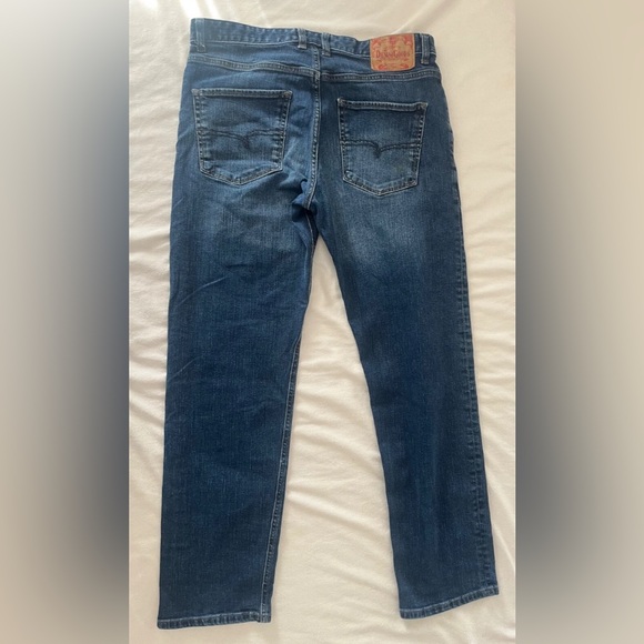 Mens Next Jeans Size 34R Blue Denim Straight Fit Pants W34 L31 - Picture 2 of 11